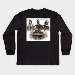 Supernatural - End of Journey Kids Long Sleeve T-Shirt